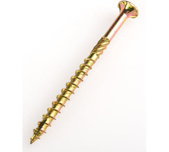 Конструкционный саморез BULLIT TORX15 3.5x50, желтый, потайной, 12 шт. 14-0016240