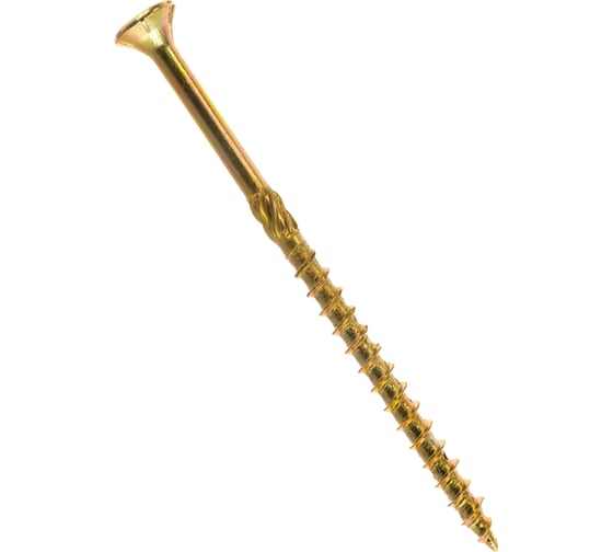 Конструкционный саморез BULLIT TORX15 3.5x60, желтый, потайной, 10 шт. 14-0016250