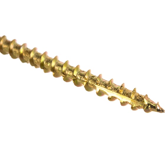 Конструкционный саморез BULLIT TORX15 3.5x60, желтый, потайной, 10 шт. 14-0016250