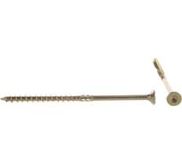 Конструкционный универсальный саморез BULLIT 5x100 TX25, желтый, потай, 100 шт. 14-0015540