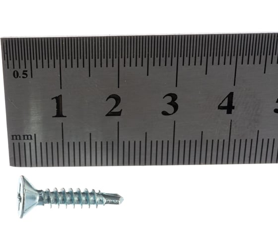 Оконный саморез Госкреп белые, сверло, 3.9х19 мм, 500 шт. 1-0021670