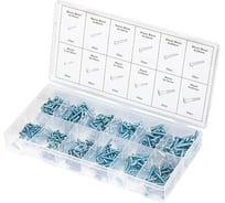 Набор саморезов по дереву и металлу ШУРУПЬ 360 предметов 48156