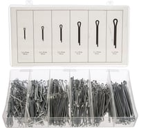 Набор шплинтов ШУРУПЬ S головки х L: 1,6x25,2,3x25,2,3x38,3,1x32,3,1x50,4x63 мм, 555 предметов 48120