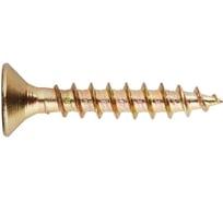 Саморезы универсальные ШУРУПЬ 5,0x45, потайная головка, PZ, желтопассивированные 8 шт. 49488