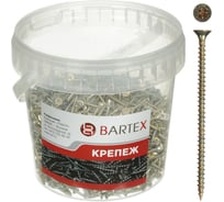 Универсальный саморез BARTEX 5х80 цинк, банка, 100шт 211765
