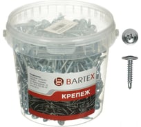 Саморез с плоской шайбой и сверлом BARTEX 4.2х19 банка, 1000шт 178243