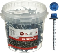 Кровельный саморез BARTEX синий 4.8х70 банка 100шт 211742