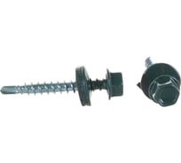 Кровельный саморез BARTEX зеленый 4.8х38 пакет 15шт 211729