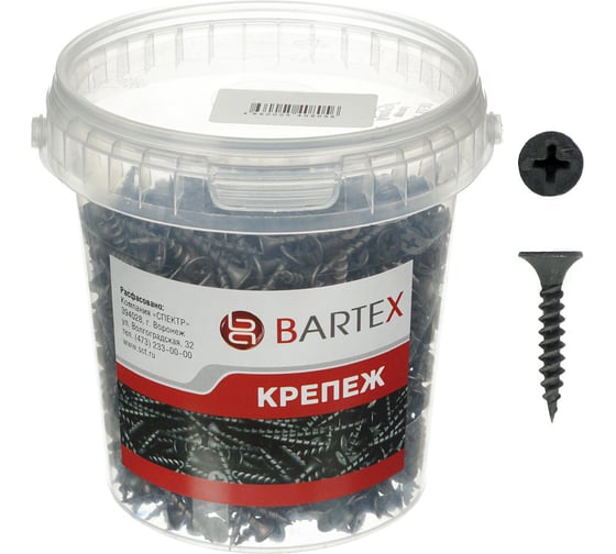 Саморез BARTEX ГМ 3.5х19 банка, 1500шт 178232