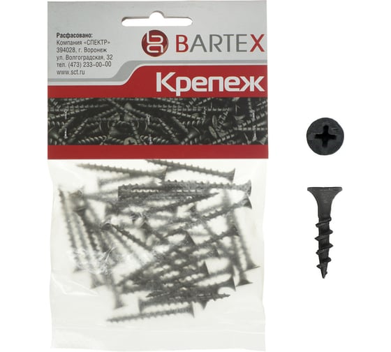 Саморез BARTEX ГД 3.5х16 пакет, 50шт 219918 1