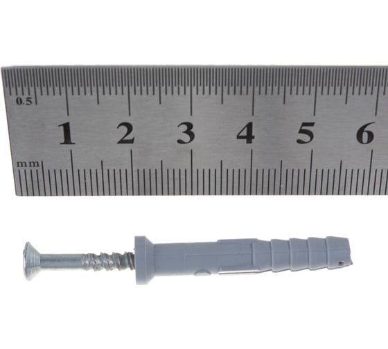 Дюбель-гвоздь BARTEX 6х40 потай. 15шт 211712