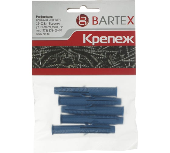 Распорный дюбель BARTEX 8х60 tchappai, пакет 5шт 228231