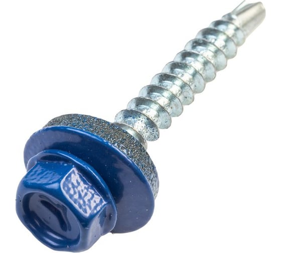 Кровельный саморез Госкреп 4,8х35 RAL 5005 ярко-синие 250 шт., б.пл.конт. 1000 мл 2-0016650