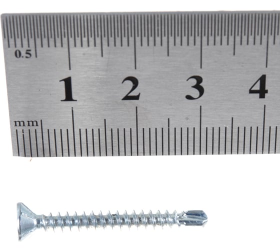 Оконный саморез Госкреп, белый, сверло 3,9х32 40 шт. 1-0021760
