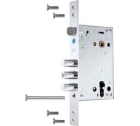 Замок врезной CRIT ЗВ-А8 закрывается поднятием ручки вверх 03105