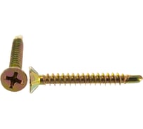 Оконный саморез Госкреп, желтый, сверло 3,9х32 40 шт., подвес 1-0022030