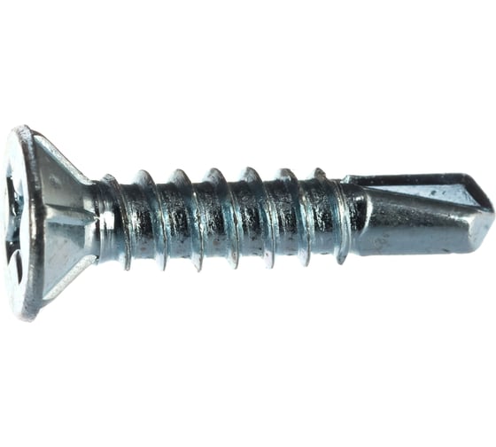 Оконный саморез Госкреп, белый, сверло 3,9х19 40 шт. 1-0021740
