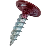 Саморезы с прессшайбой Госкреп 4,2х16мм красные RAL3005 35 шт., подвес 1-0017320