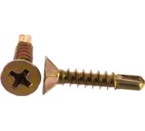 Оконный саморез Госкреп, желтый, сверло 3,9х19 40 шт., подвес 1-0022010