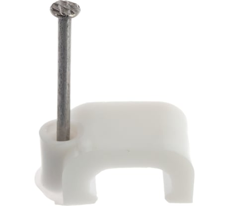 Плоская скоба для кабеля Невский Крепеж Б10 мм 50 шт. 800456