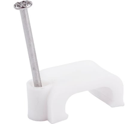 Плоская скоба для кабеля Невский Крепеж Б12 мм 50 шт. 800458