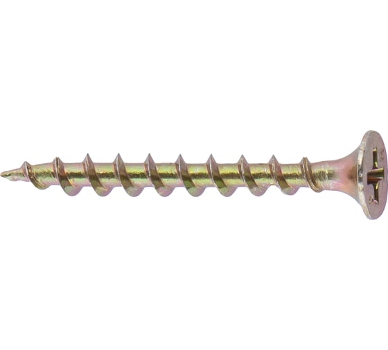 Саморез Госкреп ГД желтый цинк, 4.2х75 мм, 200 шт. 1-0014550