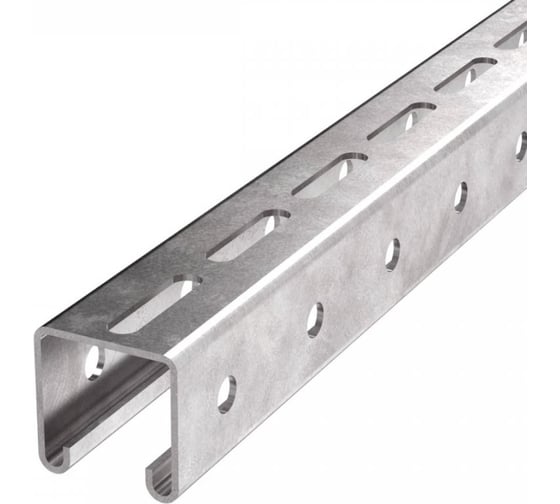 Профиль STRUT Промрукав HDZ ПС-41x41x2500 мм, 2 мм, 1 шт. PR08.5896 1