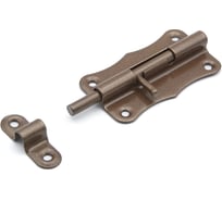 Шпингалет Дверной Страж ШФ-80 коричневый ДС74291