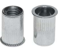 Заклепка резьбовая STARFIX М5, уменьшенный бортик, белый цинк, 14000 шт. в коробе SM-06857-14000