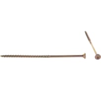 Конструкционный универсальный саморез BULLIT 6x160 TX30, желтый, потай, 100 шт. 14-0015650