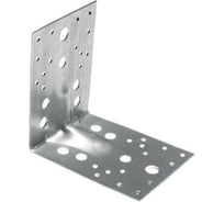 Уголок крепежный усиленный STARFIX 55x70x70 мм KUU 1.8 мм, белый цинк SMP-47591-1
