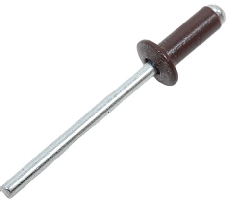 Вытяжная заклепка BEFAST DIN 7337, алюминий/сталь окрашенная, RAL 8017 4x10, 1000 шт.ZKR80174101000S