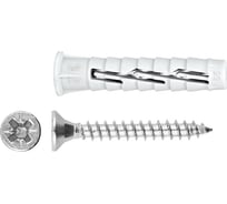 Универсальный дюбель Tecfi VZ нейлон 12x60 с шурупом 2 шт - пакет 147445