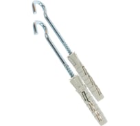 Универсальный дюбель Tecfi VZ нейлон 10x60 с шурупом-полукольцом 2 шт - пакет 147453