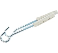 Универсальный дюбель Tecfi VZ нейлон 12x60 с шурупом-полукольцом 2 шт - пакет 147454