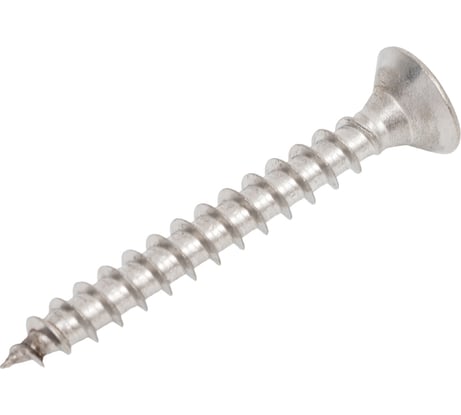 Шуруп универсальный с потайной головкой Партнер 5x40, нерж. сталь А2, 6 шт. - пакет ФАС 5357 6 70