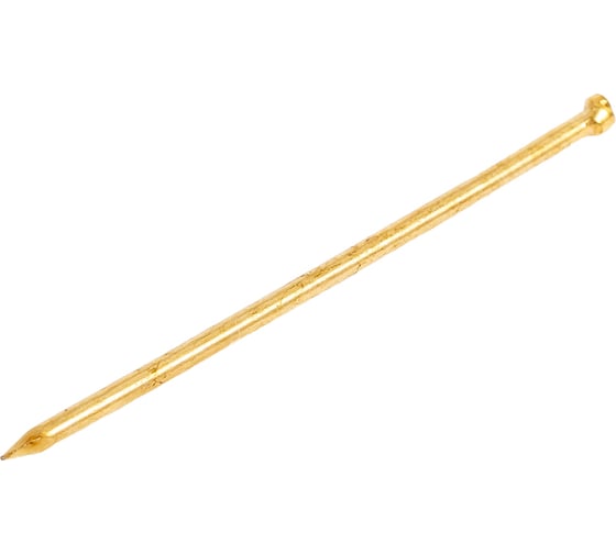 Гвоздь финишный Партнер латунированный, 1,2x35, 20 шт. пакет 832862 1