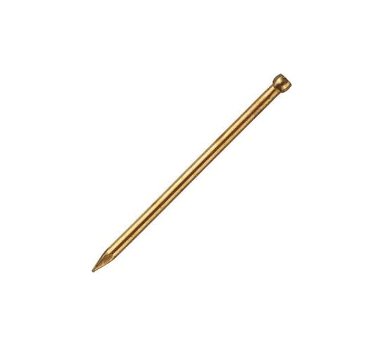 Гвоздь финишный Партнер латунированный, 1,2x35, 100 шт. пакет 832863 1