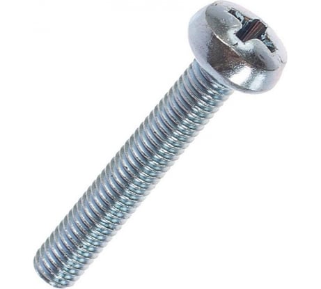 Винт Партнер DIN 7985, 6x25, цилинд. головка, нерж. сталь A2, 4 шт. пакет ФАС 9365 4 70