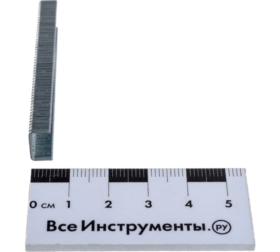 Скобы мебельные закаленные (1000 шт; 6 мм; тип 140) для степлера Энергомаш 10710-03-06