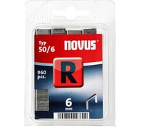Скобы (960 шт; 6 мм; тип 50) Novus 042-0465