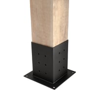 Коннектор для бруса (Пятка) ООО СКП сталь 3 мм, 1 шт СТ-002/1