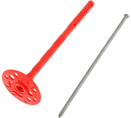 Дюбель для теплоизоляции с мет. гвоздём Tech-Krep 10х200 40 шт - коробка 138603