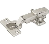 Петля накладная с доводчиком Clip-on STARFIX мягкий ход, площадка с евровинтом SMF-10893