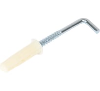 Крюк-шуруп ЕВРОПАРТНЕР L- обр. Zn d4,9хL50 в компл. c дюбелем MULTI 8x32 4шт. MP 309 17