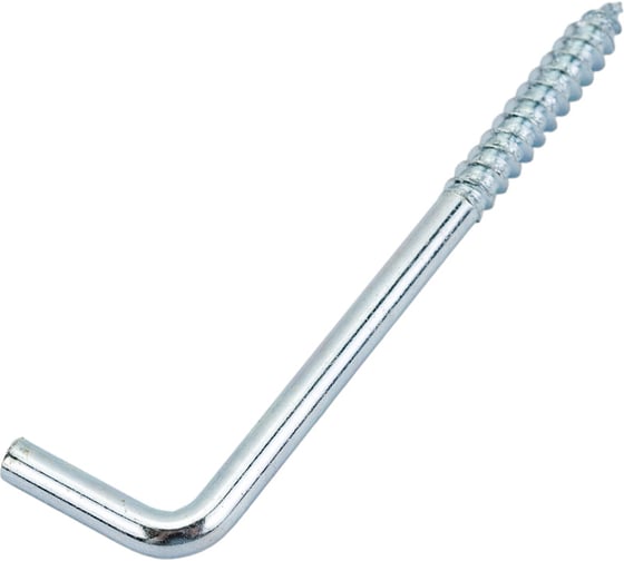 Крюк-шуруп ЕВРОПАРТНЕР L- обр. Zn d5,5хL80 в компл. c дюбелем MULTI 10x40 4шт. MP 319 17