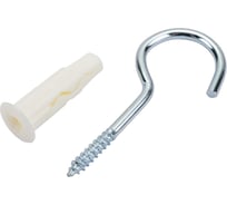 Крюк-шуруп ЕВРОПАРТНЕР Zn d4,1хL60 в компл. c дюбелем MULTI 8x32 4шт. MP 312 17