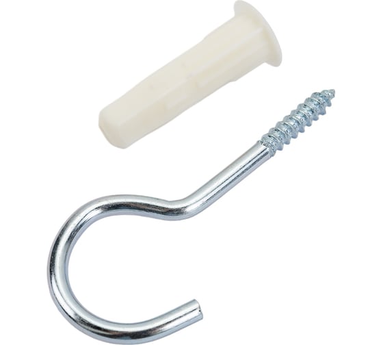 Крюк-шуруп ЕВРОПАРТНЕР Zn d4,1хL60 в компл. c дюбелем MULTI 8x32 4шт. MP 312 17