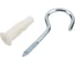 Крюк-шуруп ЕВРОПАРТНЕР Zn d4,1хL60 в компл. c дюбелем MULTI 8x32 4шт. MP 312 17 1