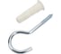 Крюк-шуруп ЕВРОПАРТНЕР Zn d4,1хL60 в компл. c дюбелем MULTI 8x32 4шт. MP 312 17 2